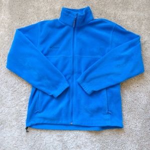 Columbia blue full zip fleece men's size M